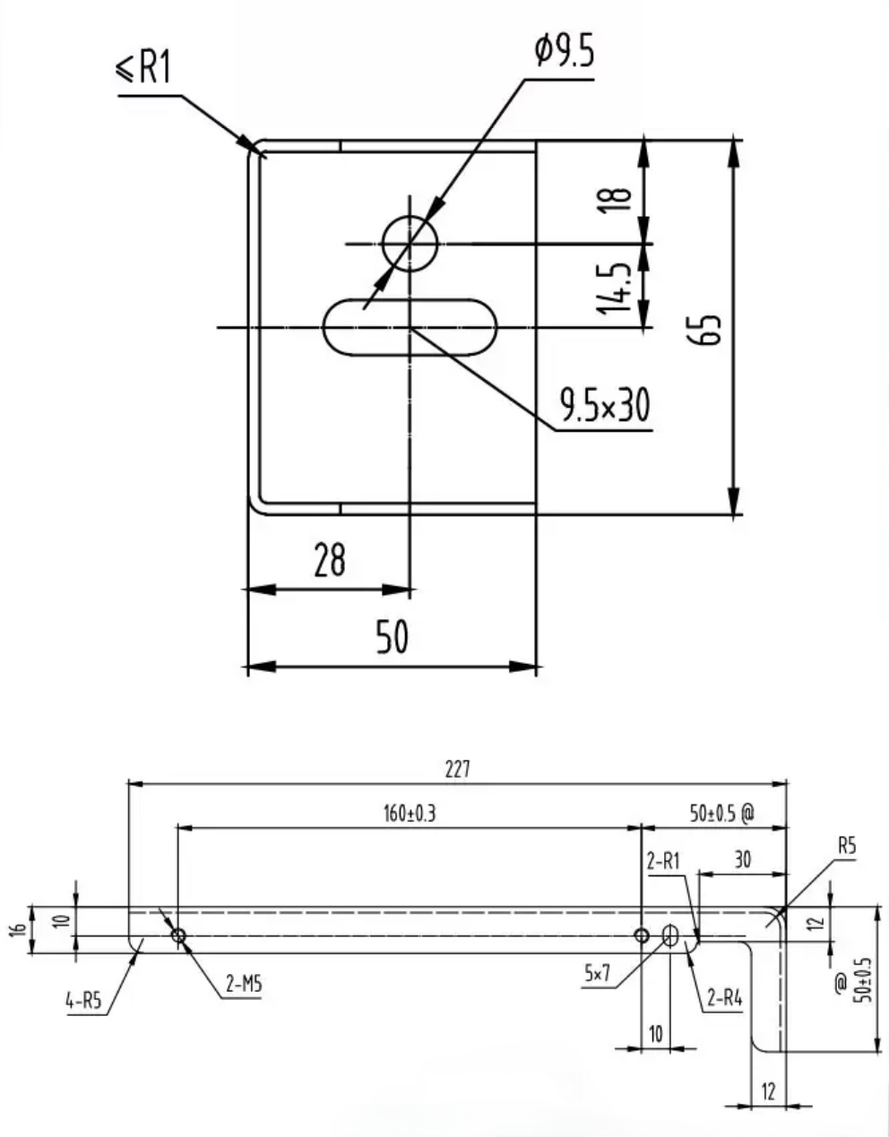 Frame Bracket for Elevator Doors